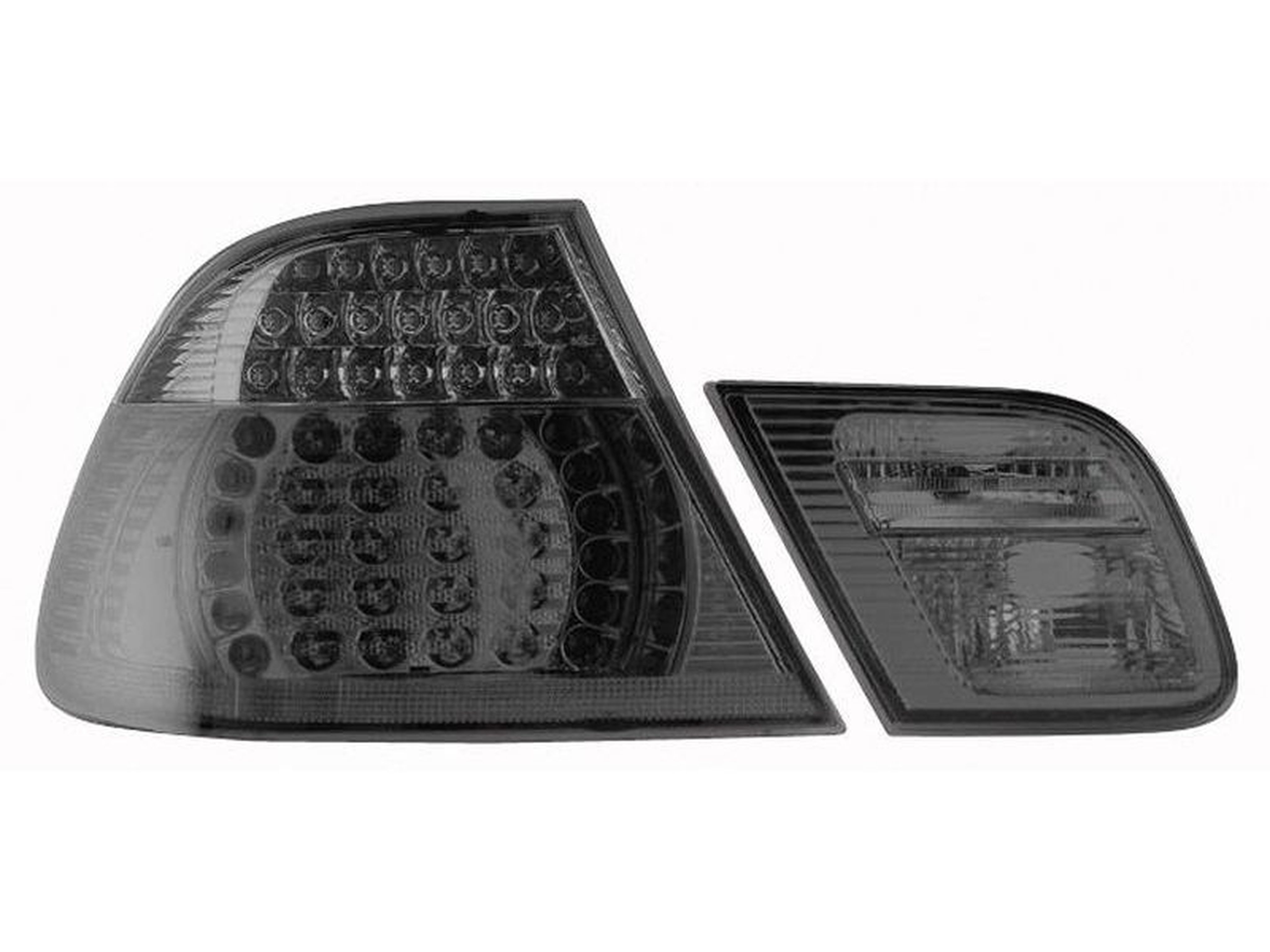 EAGLE EYES BMW E46 3シリーズ用LEDテール ジャンク品 E464TREDLED - Eagle Eyes LED Tail Light Set - White/Red
